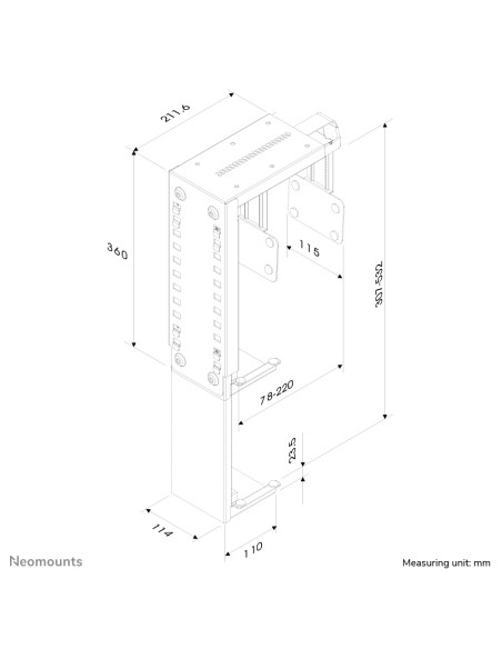 Soporte de PC para escritorio