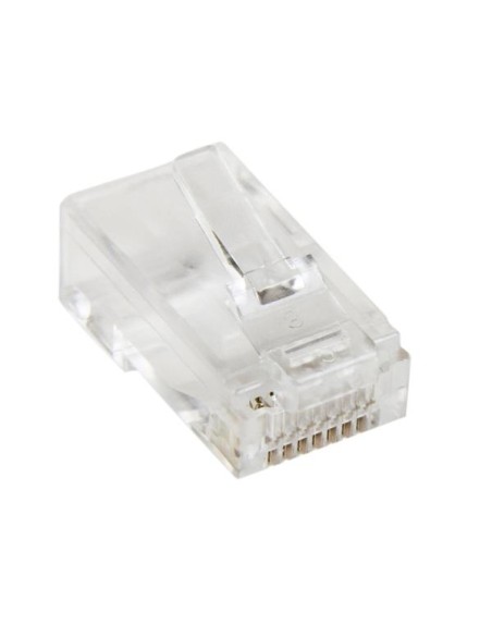 Paquete de 50 Unidades de Conectores RJ45 Cat5e Modulares Multifilares Stranded Trenzados Paquete de 50 Unidades de Conectores RJ45 Cat5e Modulares Multifilares Stranded Trenzados