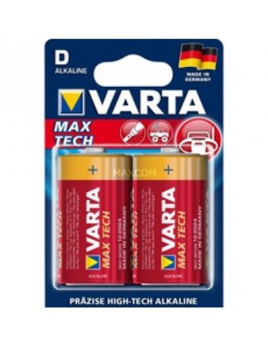 MAX TECH 2x Alkaline D Batería de un solo uso Alcalino