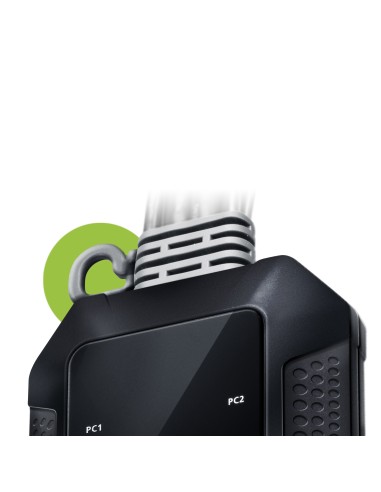 Switch KVM USB 4K HDMI de 2 puertos con cable con selector de puerto remoto