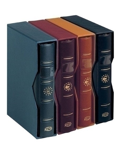 ALBUM MONEDAS PARDO EURO CAJETIN MARRON