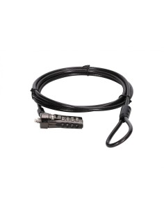 CUSTODIO01BS cable antirrobo Negro 1,8 m