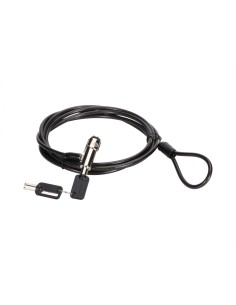 CUSTODIO02BN cable antirrobo Negro 1,8 m