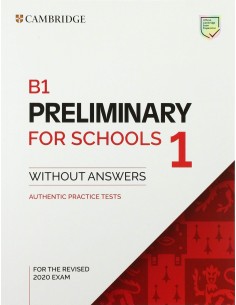 B1 PRELIMINARY FOR SCHOOLS 1 STUDENT WITHOUT KEY AUDIO EXAM