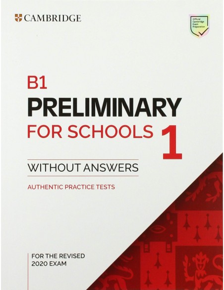 B1 PRELIMINARY FOR SCHOOLS 1 STUDENT WITHOUT KEY AUDIO EXAM