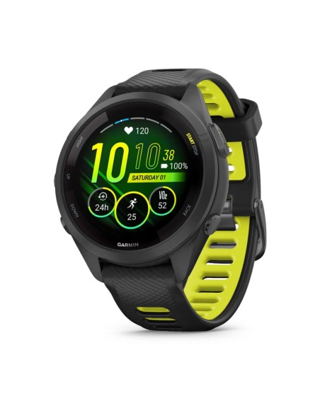 Forerunner 265S 2,79 cm (1.1") AMOLED 42 mm Digital 360 x 360 Pixeles Pantalla táctil Negro, Gris Wifi GPS (satélite)