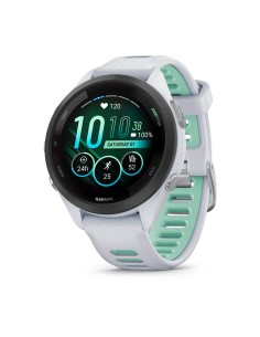 Forerunner 265S 2,79 cm (1.1") AMOLED 42 mm Digital 360 x 360 Pixeles Pantalla táctil Negro, Blanco Wifi GPS (satélite)