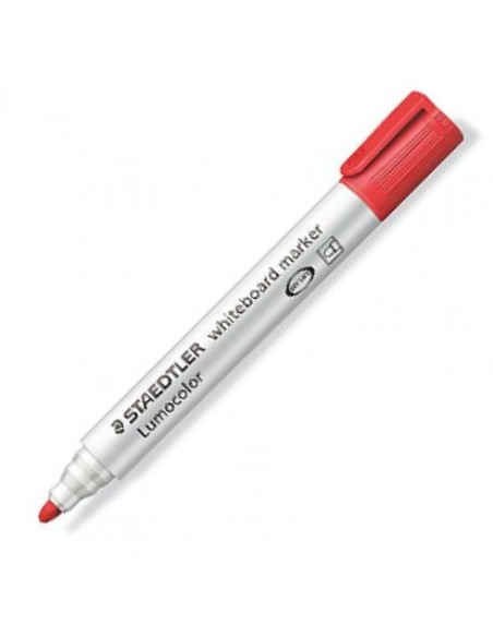 C 10 rotuladores lumocolor whiteboard marker 351 color rojo
