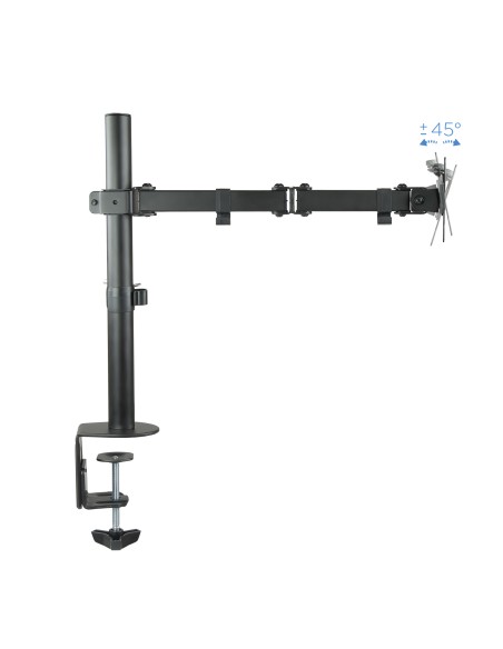 Soporte de Mesa Giratorio e Inclinable para Pantalla (Monitor / TV Plasma / LCD / LED) 13"-32", de Un Brazo, max 8 kg, Negro