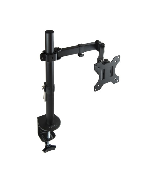 Soporte de Mesa Giratorio e Inclinable para Pantalla (Monitor / TV Plasma / LCD / LED) 13"-32", de Un Brazo, max 8 kg, Negro