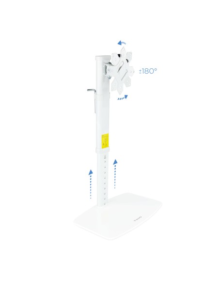 DB1127TN-W soporte para monitor 68,6 cm (27") Independiente Blanco