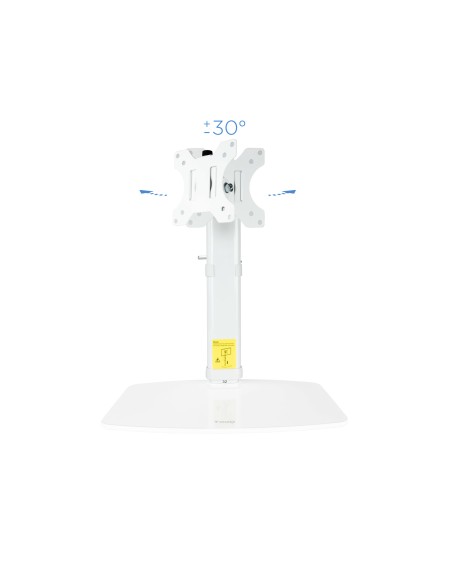 DB1127TN-W soporte para monitor 68,6 cm (27") Independiente Blanco