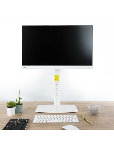 DB1127TN-W soporte para monitor 68,6 cm (27") Independiente Blanco