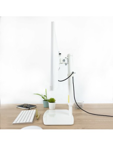 DB1127TN-W soporte para monitor 68,6 cm (27") Independiente Blanco