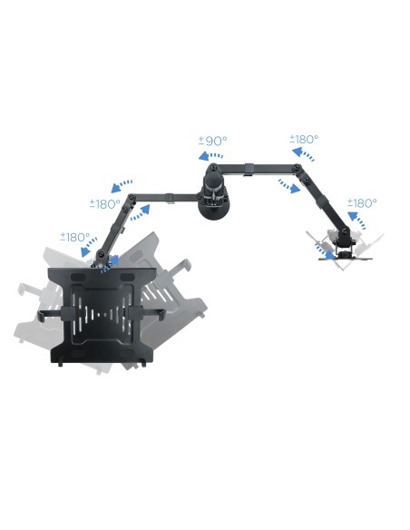 Soporte de mesa para pantalla 13"-32" y portátil