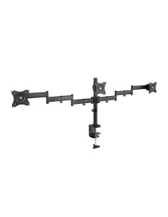 Soporte de mesa para 3 pantallas (monitor / plasma / LCD / LED) 13"-27"