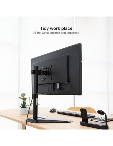 DB1701TN-B soporte para monitor 81,3 cm (32") Negro Escritorio