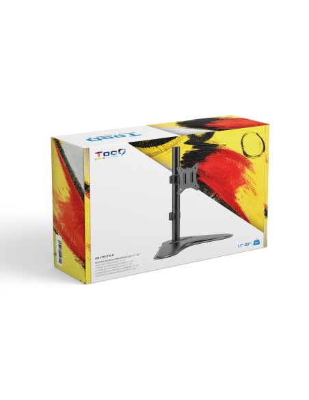 DB1701TN-B soporte para monitor 81,3 cm (32") Negro Escritorio