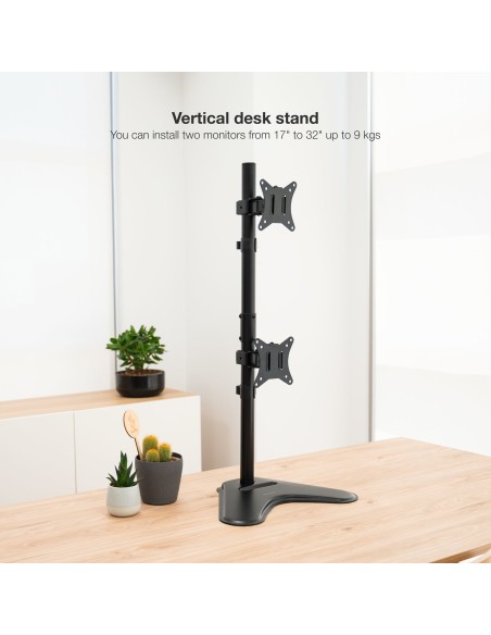 DB1703TNV-B soporte para monitor 81,3 cm (32") Negro Escritorio