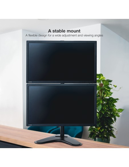 DB1703TNV-B soporte para monitor 81,3 cm (32") Negro Escritorio