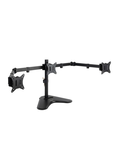 Soporte de Mesa para 3 Pantallas 17"-27", Negro