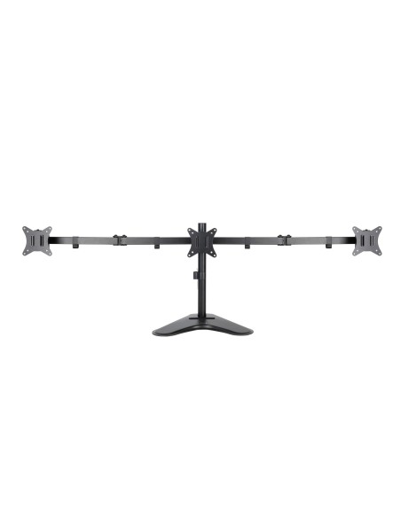 Soporte de Mesa para 3 Pantallas 17"-27", Negro