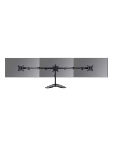 Soporte de Mesa para 3 Pantallas 17"-27", Negro