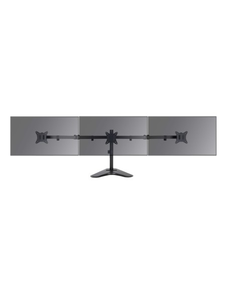 Soporte de Mesa para 3 Pantallas 17"-27", Negro
