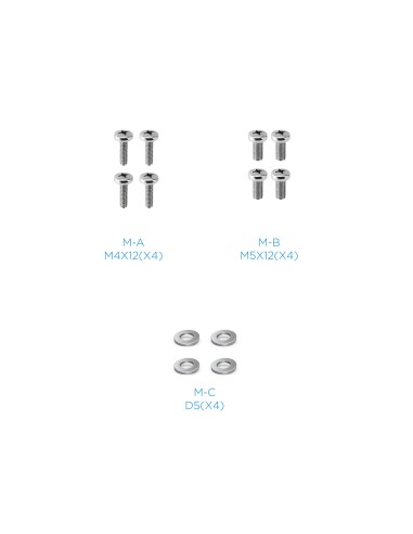 Soporte de Mesa para 3 Pantallas 17"-27", Negro