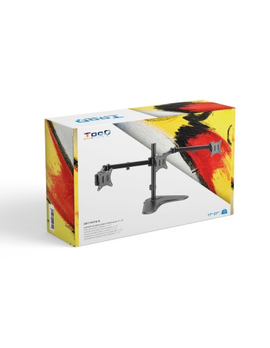 Soporte de Mesa para 3 Pantallas 17"-27", Negro