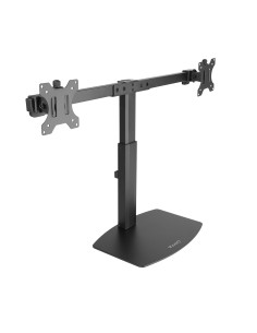 Soporte de mesa para 2 pantallas (monitor / plasma / LCD / LED) 17"-27"