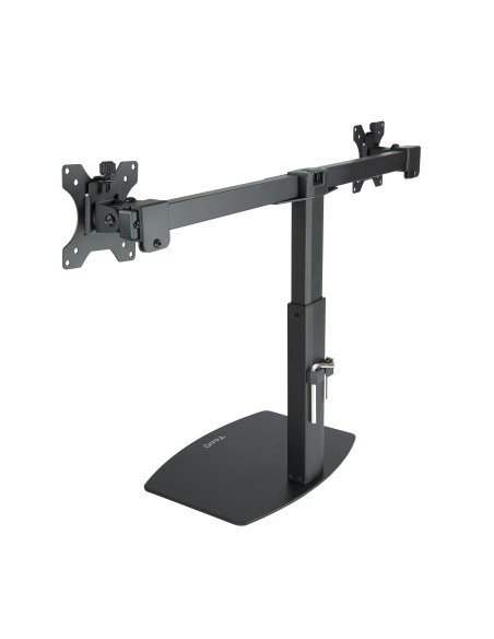 Soporte de mesa para 2 pantallas (monitor / plasma / LCD / LED) 17"-27"