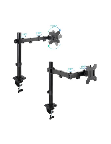 Soporte de Mesa para Pantalla 17"-32", Negro