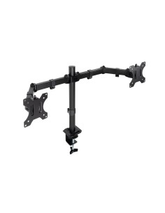 Soporte de Mesa para 2 Pantallas 17"-27", Negro