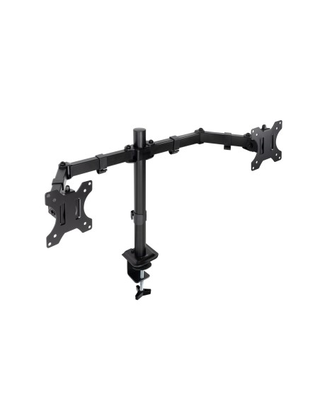 Soporte de Mesa para 2 Pantallas 17"-27", Negro