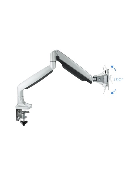Soporte de Mesa Giratorio e Inclinable para Pantalla (Monitor / TV Plasma / LCD / LED) 13  32, de Un Brazo, Plata
