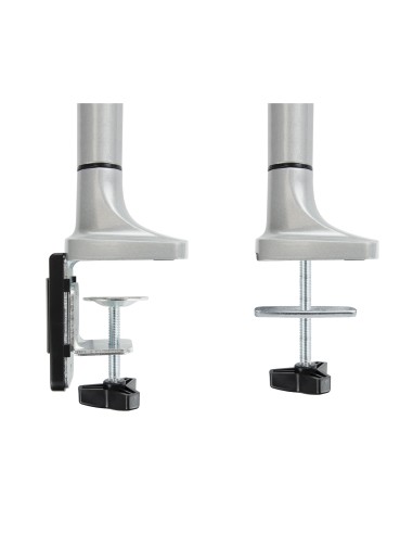 Soporte de Mesa Giratorio e Inclinable para Pantalla (Monitor / TV Plasma / LCD / LED) 13  32, de Un Brazo, Plata