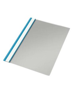 ESSELTE DOSSIER FÁSTENER TARJETERO PP 130/170 MICRAS CONTRAPORTADA GRIS FOLIO AZUL - CAJA DE 50U