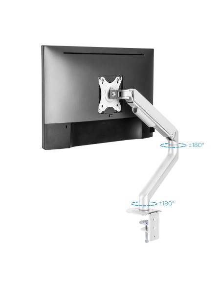 DB4032TNR-W soporte para monitor 81,3 cm (32") Abrazadera/Atornillado Blanco
