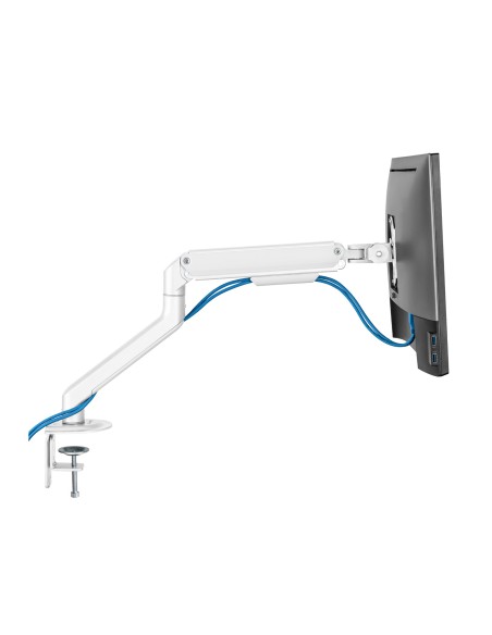 DB4032TNR-W soporte para monitor 81,3 cm (32") Abrazadera/Atornillado Blanco