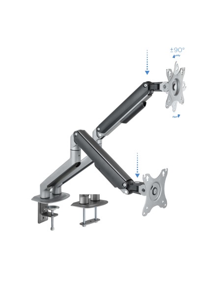 DB4132TNR-G soporte para monitor 81,3 cm (32") Abrazadera/Atornillado Negro