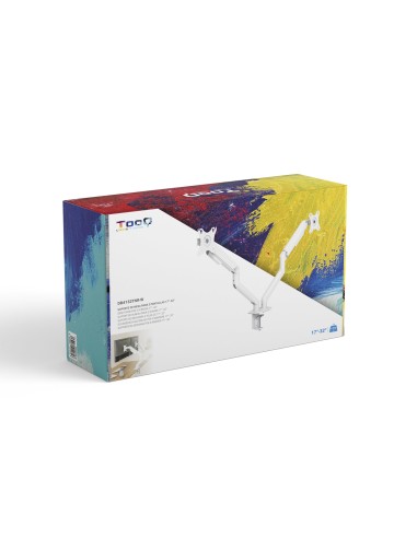 DB4132TNR-W soporte para monitor 81,3 cm (32") Abrazadera/Atornillado Blanco