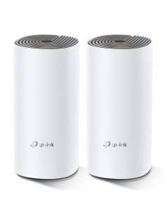 Deco E4 (2-pack) Doble banda (2,4 GHz / 5 GHz) Wi-Fi 5 (802.11ac) Blanco, Gris Interno