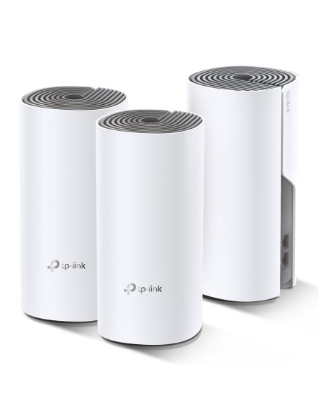 Deco E4 (3-pack) Doble banda (2,4 GHz / 5 GHz) Wi-Fi 5 (802.11ac) Blanco, Gris 2 Interno