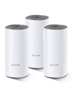 Deco E4 (3-pack) Doble banda (2,4 GHz / 5 GHz) Wi-Fi 5 (802.11ac) Blanco, Gris 2 Interno 2