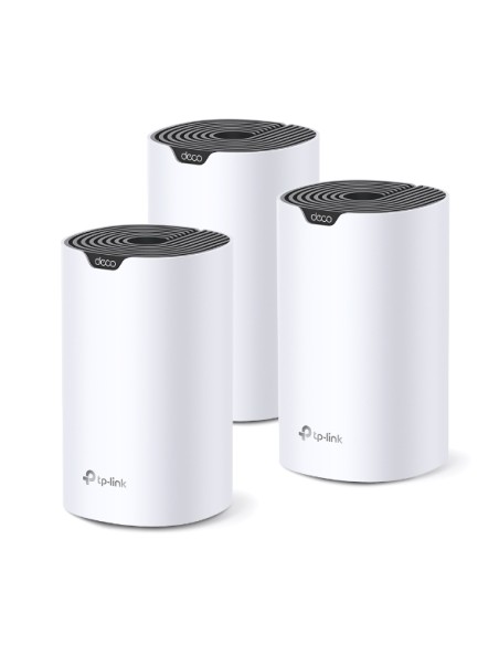 Deco S7 (3-pack) Doble banda (2,4 GHz / 5 GHz) Wi-Fi 5 (802.11ac) Blanco, Negro Interno