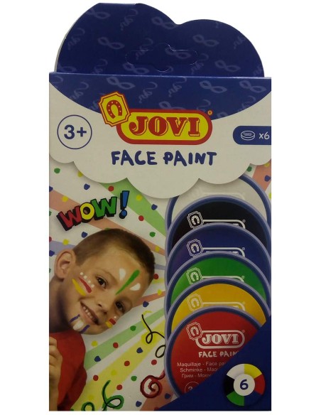 ESTUCHE 6 BOTES FACE PAINT 8 ML COLORES SURTIDOS JOVI 171