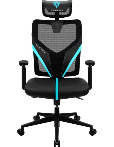 YAMA1 Silla para videojuegos universal Negro, Azul