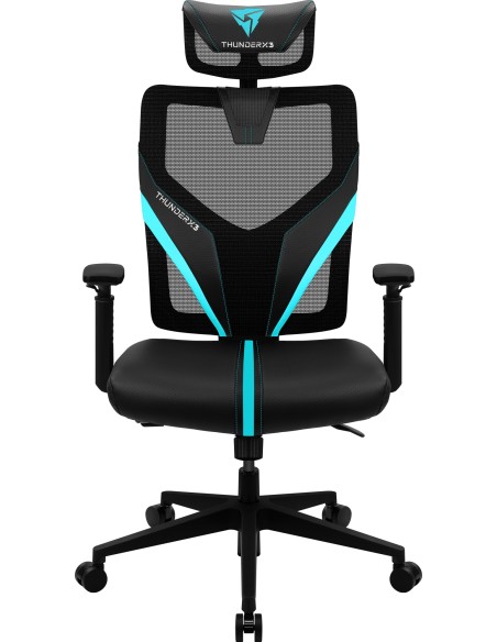 YAMA1 Silla para videojuegos universal Negro, Azul