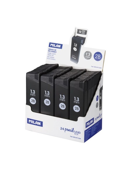 Exp 24 cajas de 12 minas grafito 13mm 2b